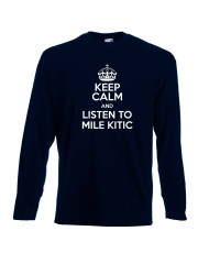 Мъжка тениска Keep Calm and Listen to Mile Kitic