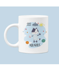 Чаша Aquarius cat zodiac ВОДОЛЕЙ