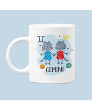 Чаша Gemini cat zodiac БЛИЗНАЦИ