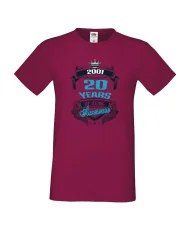 Мъжка тениска 20 years of being awesome