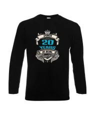 Мъжка тениска 20 years of being awesome