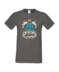 Мъжка тениска 20 years of being awesome