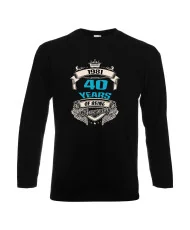 Мъжка тениска 40 years of being awesome