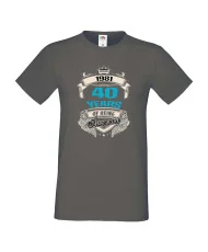 Мъжка тениска 40 years of being awesome