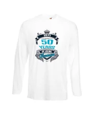 Мъжка тениска 50 years of being awesome