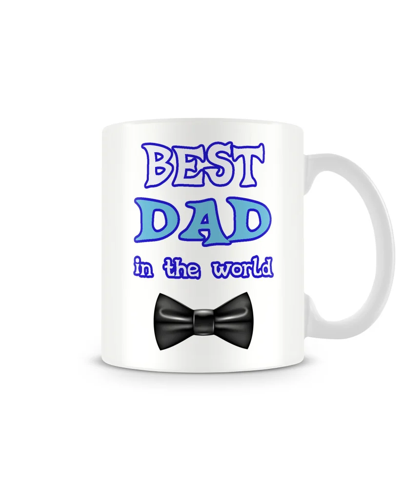 Чаша "BEST DAD IN THE WORLD bowtie MUG" Чаша "BEST DAD IN THE WORLD bowtie MUG"