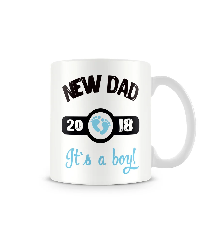 Чаша "new dad 2018 boy MUG" Чаша "new dad 2018 boy MUG"