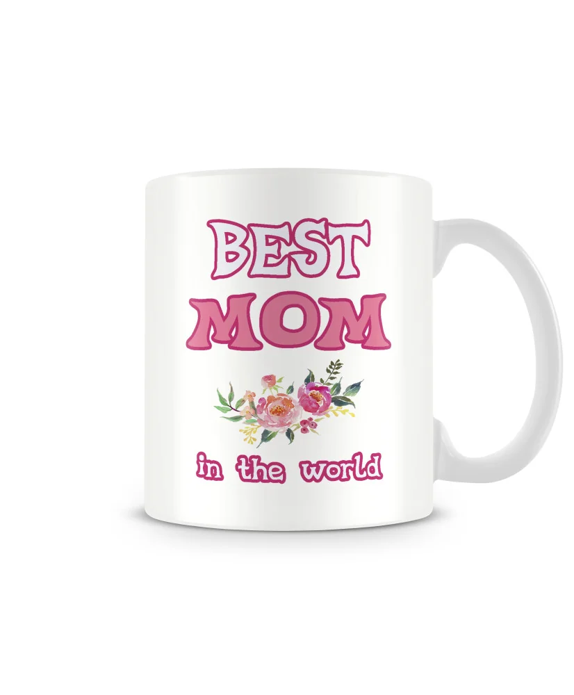 Чаша "BEST MOM IN THE WORLD flowers MUG" Чаша "BEST MOM IN THE WORLD flowers MUG"