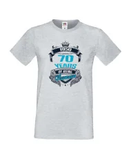 Мъжка тениска 70 year of being awesome