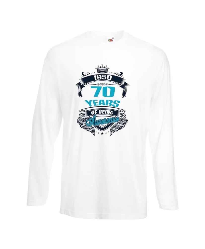 Мъжка тениска 70 year of being awesome Мъжка тениска 70 year of being awesome