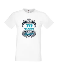 Мъжка тениска 70 year of being awesome