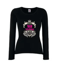 Дамска тениска 18 year of being awsome - pink
