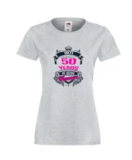 Дамска тениска 50 years of being awesome