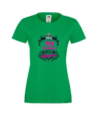 Дамска тениска 70 year of being awsome - pink
