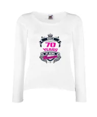 Дамска тениска 70 years of being awesome