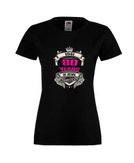 Дамска тениска 80 years of being awesome
