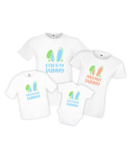 Семеен комплект тениски Великден Bunny Ears Mommy Daddy Brother Sister Baby