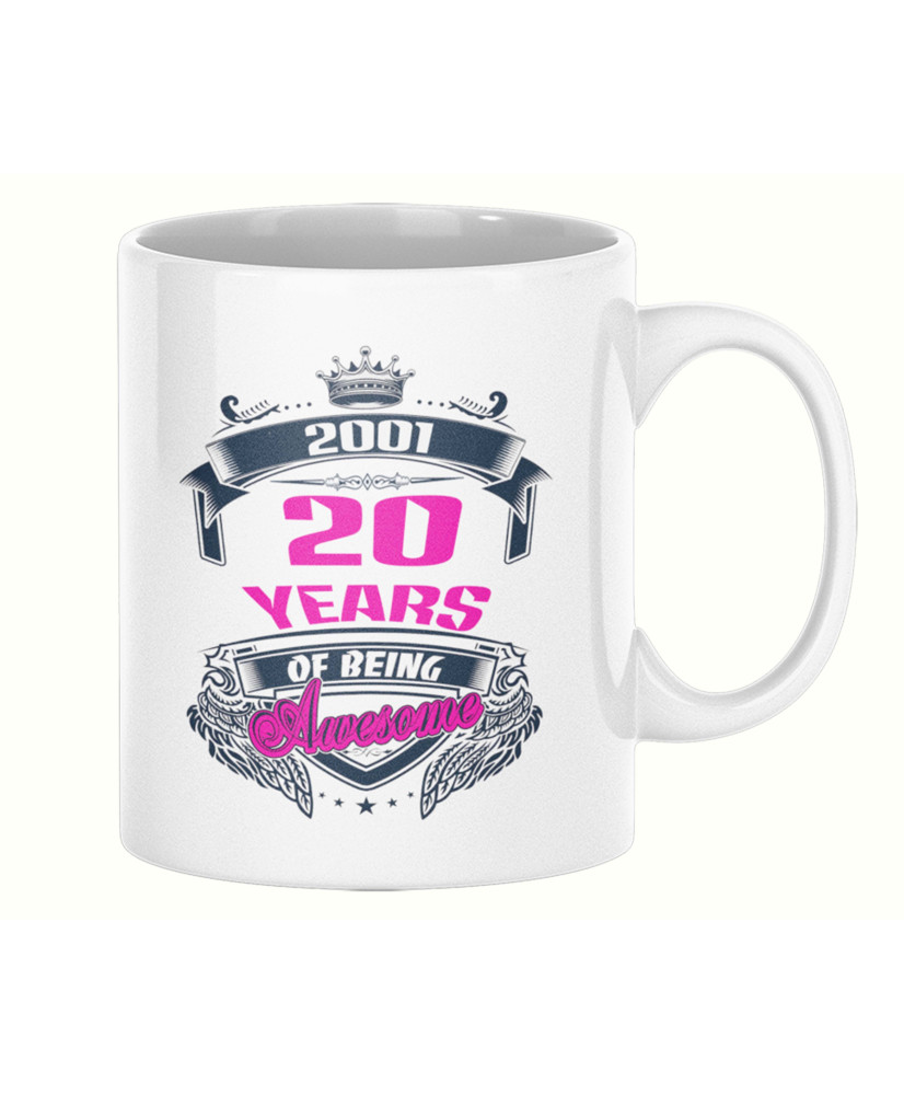 Чаша 20 years of being awesome 2003 PINK MUG Чаша 20 years of being awesome 2003 PINK MUG