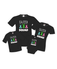 Семеени тениски за Великден зайчета Easter Squad
