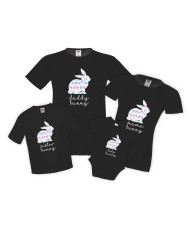 Семеен комплект тениски Великден Bunny Ears Mommy Daddy Brother Sister Baby