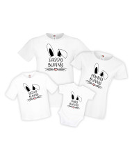 Семеен комплект тениски Великден Bunny Face Mommy Daddy Brother Sister Baby