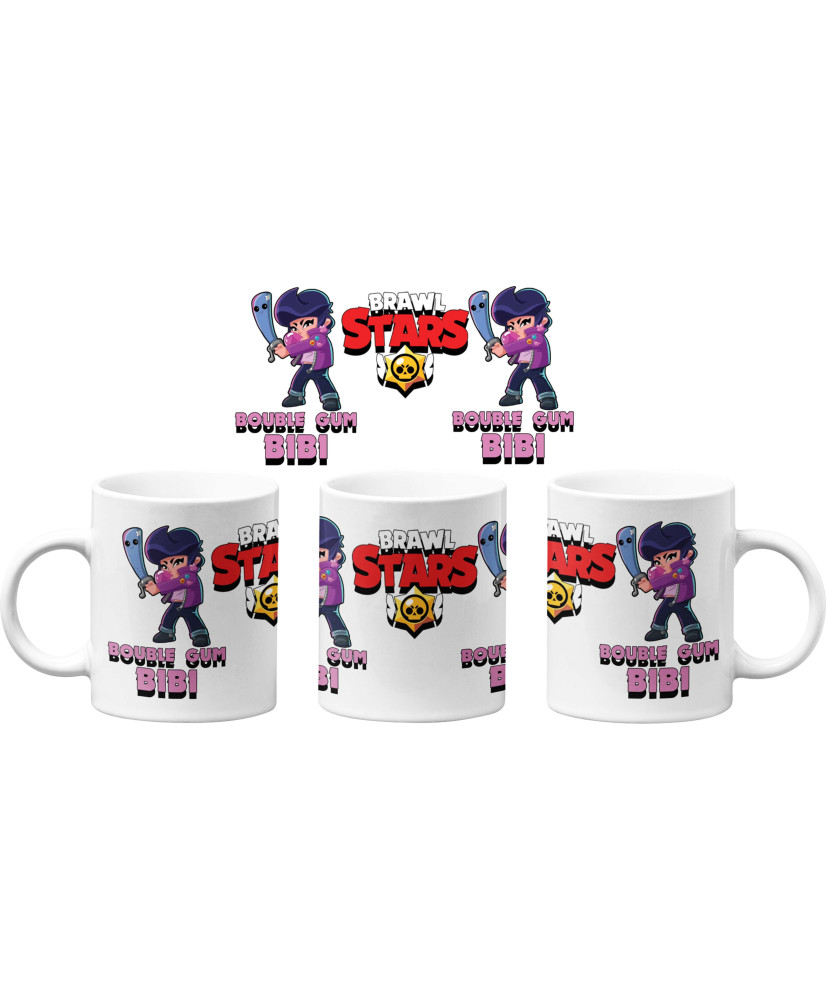 Чаша Brawl Stars Bouble Gum Bibi Brawl Stars MUG Чаша Brawl Stars Bouble Gum Bibi Brawl Stars MUG