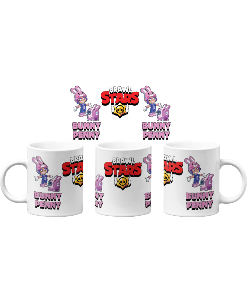 Чаша Brawl Stars Bunny Penny Brawl Stars MUG Чаша Brawl Stars Bunny Penny Brawl Stars MUG