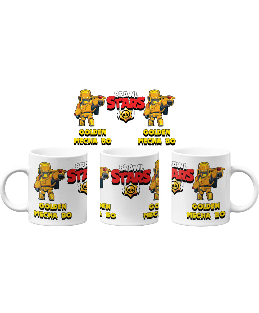 Чаша Brawl Stars Golden Mecha Bo Brawl Stars MUG Чаша Brawl Stars Golden Mecha Bo Brawl Stars MUG