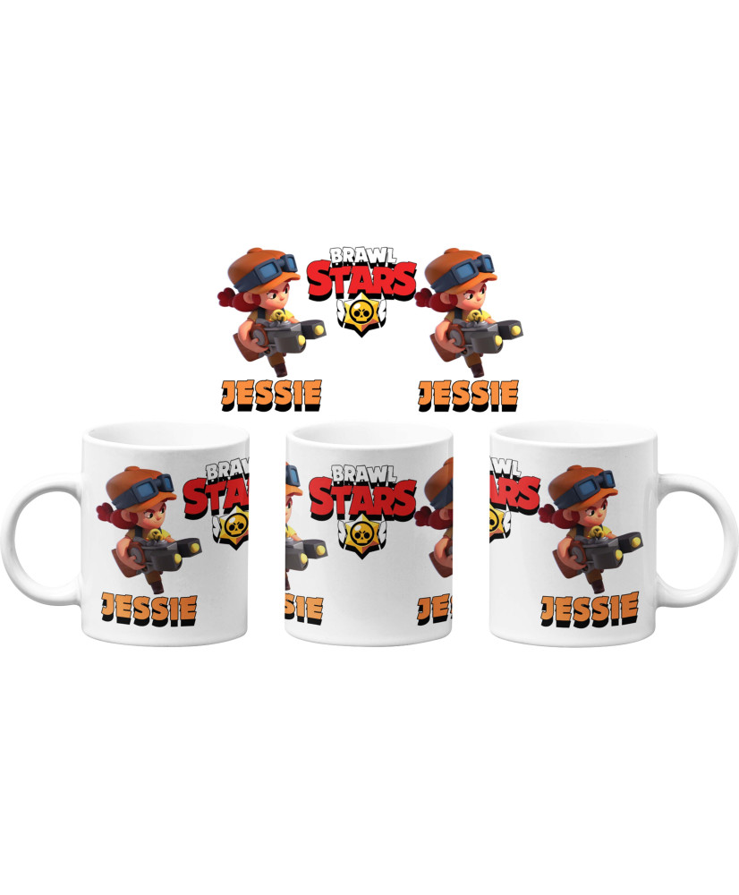 Чаша Brawl Stars Jessie 4 Brawl Stars MUG Чаша Brawl Stars Jessie 4 Brawl Stars MUG