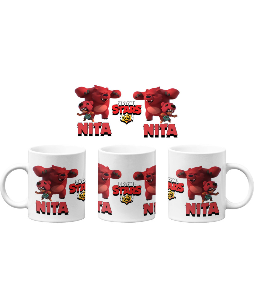 Чаша Brawl Stars Nita 2 Brawl Stars MUG