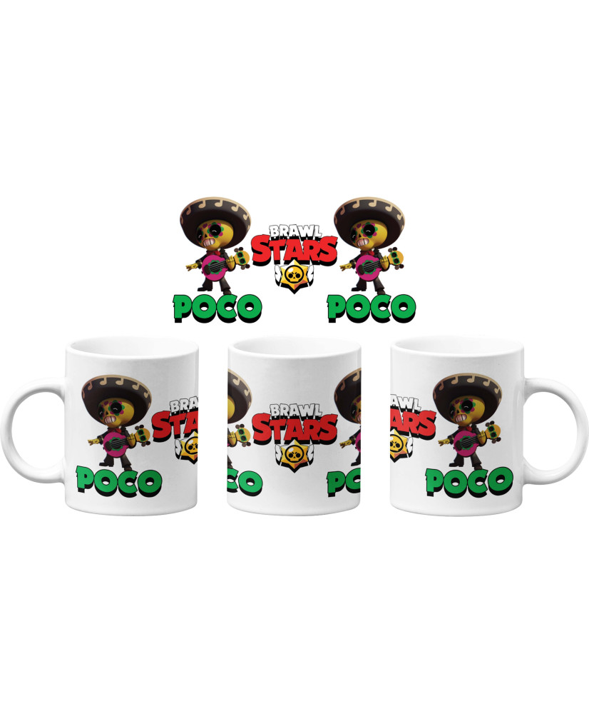 Чаша Brawl Stars Poco 3 MUG Чаша Brawl Stars Poco 3 MUG