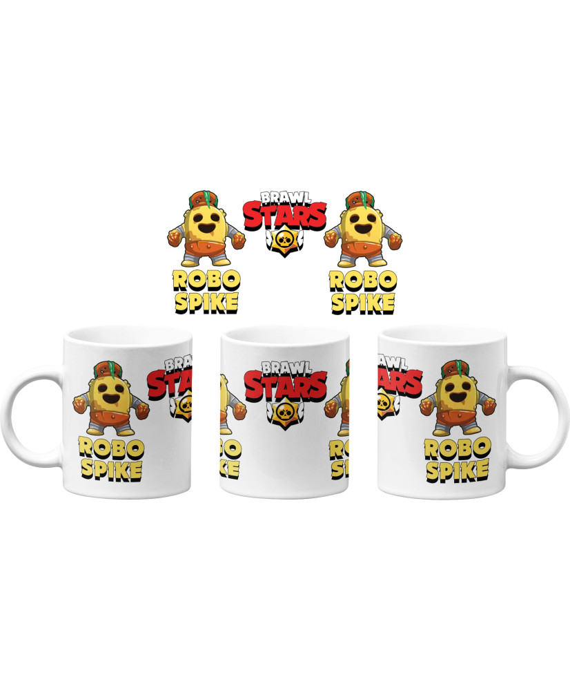 Чаша Brawl Stars Robo Spike Brawl Stars MUG Чаша Brawl Stars Robo Spike Brawl Stars MUG