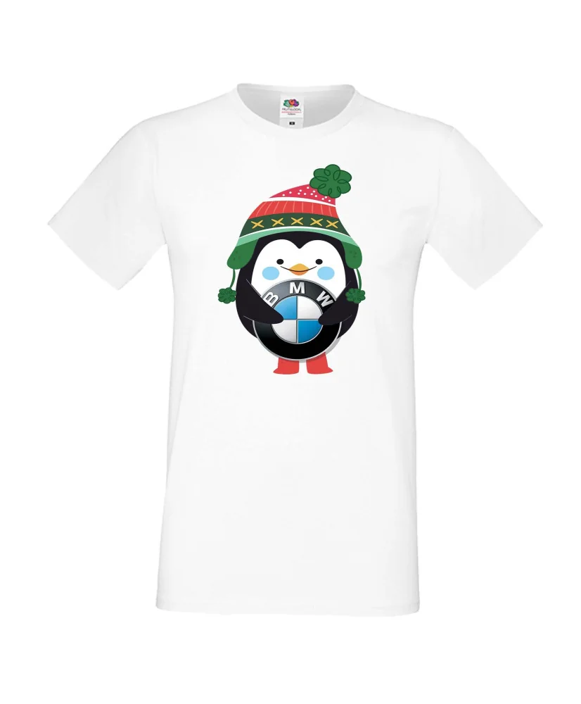 Мъжка тениска "BMW Penguin"