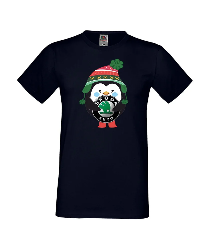Мъжка тениска "Skoda Penguin"