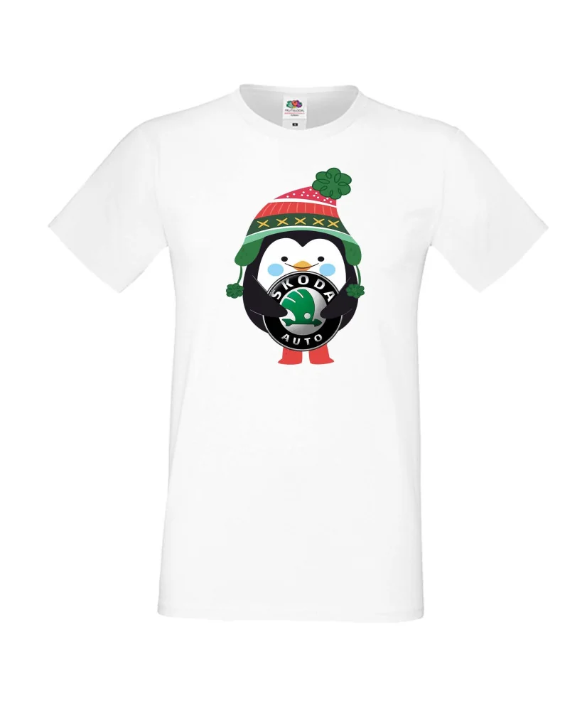 Мъжка тениска "Skoda Penguin"