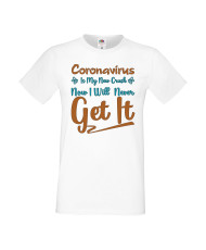 Мъжка тениска Corona virus корона вирус Covid Ковид
