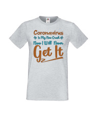 Мъжка тениска Corona virus корона вирус Covid Ковид