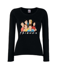 Дамска тениска Приятели Friends art 1