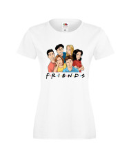 Дамска тениска Приятели Friends art 1