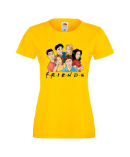 Дамска тениска Приятели Friends art 1