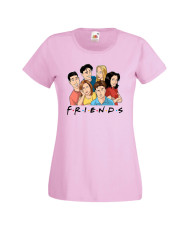 Дамска тениска Приятели Friends art 1