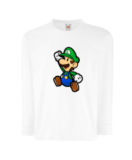 Детска тениска Супер Марио Luigi Mario Paper