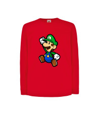 Детска тениска Супер Марио Luigi Mario Paper