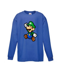 Детска тениска Супер Марио Luigi Mario Paper