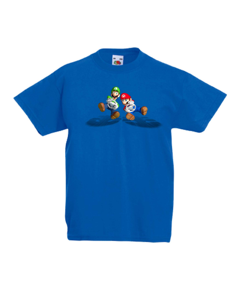 Детска тениска Супер Марио Mario & Luigi Cart