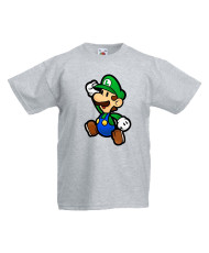 Детска тениска Супер Марио Luigi Mario Paper
