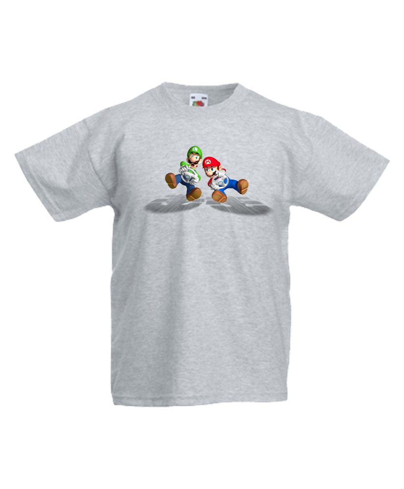 Детска тениска Супер Марио Mario & Luigi Cart