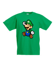 Детска тениска Супер Марио Luigi Mario Paper