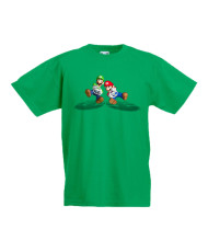 Детска тениска Супер Марио Mario & Luigi Cart