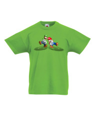 Детска тениска Супер Марио Mario & Luigi Cart